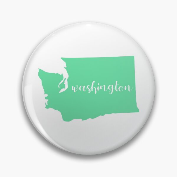 Item preview, Pastel Green Washington State WA designed and sold by agdesigns6.