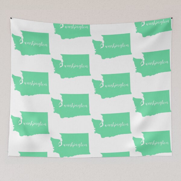 Item preview, Pastel Green Washington State WA designed and sold by agdesigns6.