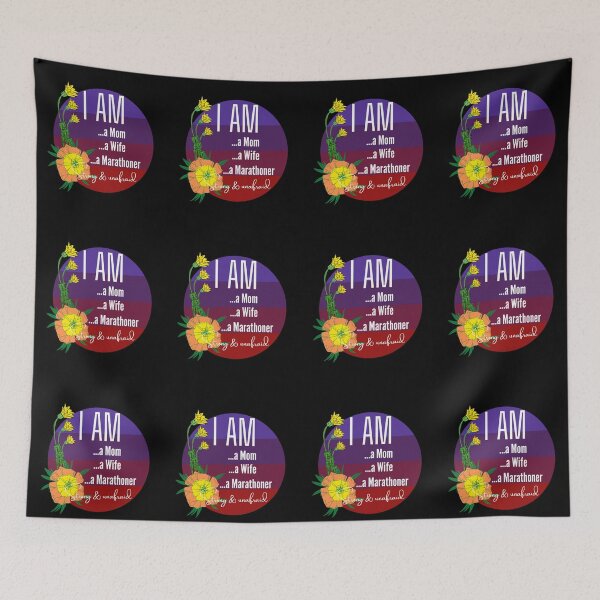 Item preview, I am A Mom ..A Wife..A Marathoner, Strong & Unafraid designed and sold by Damitparasayo.