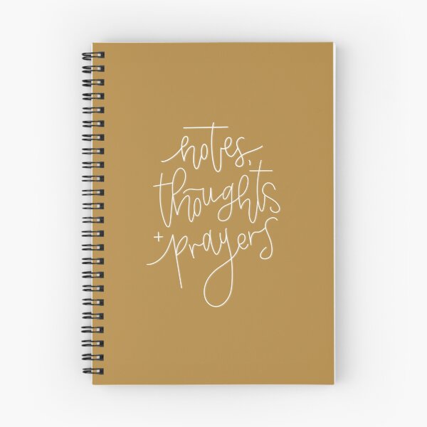 Item preview, notes, thoughts + prayers designed and sold by CxCalligraphy.