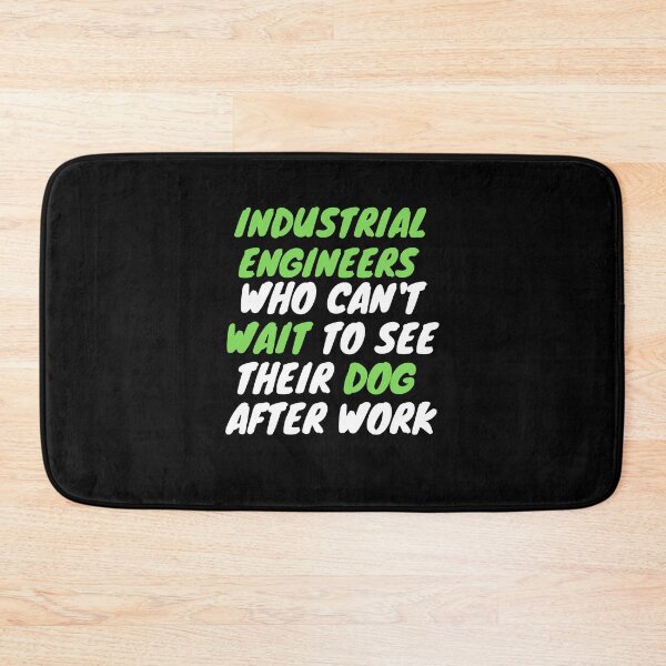 Item preview, industrial engineer dog after work designed and sold by SnowballStep.
