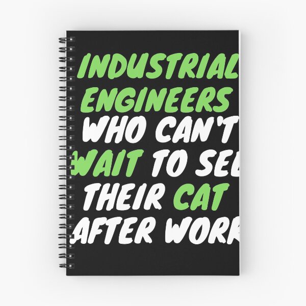 Item preview, industrial engineer cat after work designed and sold by SnowballStep.