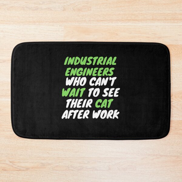 Item preview, industrial engineer cat after work designed and sold by SnowballStep.