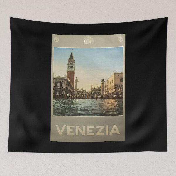 Item preview, Venezia retro poster designed and sold by CorasPosters.