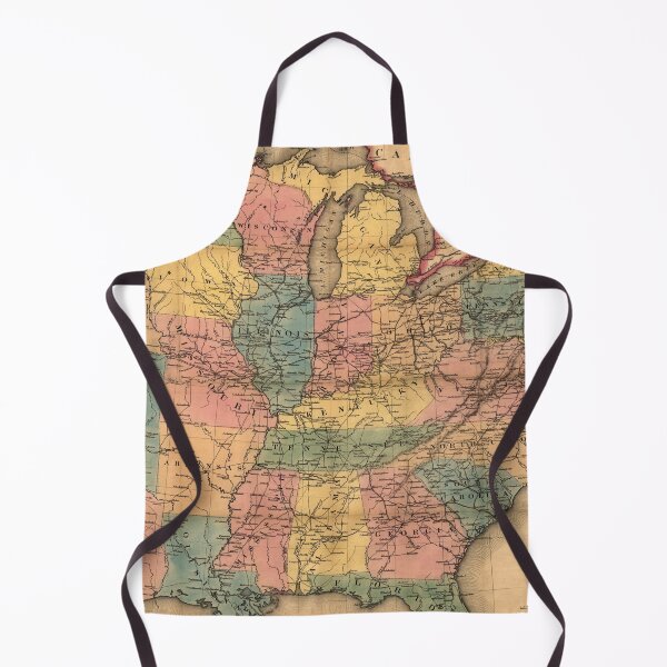 Item preview, Old map of the United States and Canada designed and sold by ganje.