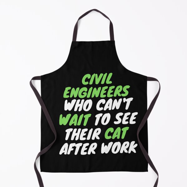 Item preview, civil engineer cat after work designed and sold by SnowballStep.