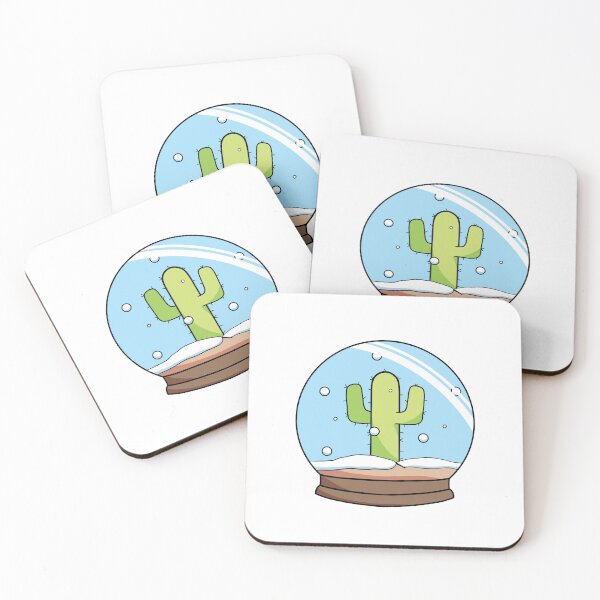 Item preview, Cactus Snow Globe Desert Christmas Cute Xmas Dome designed and sold by Delightfully Cynical.