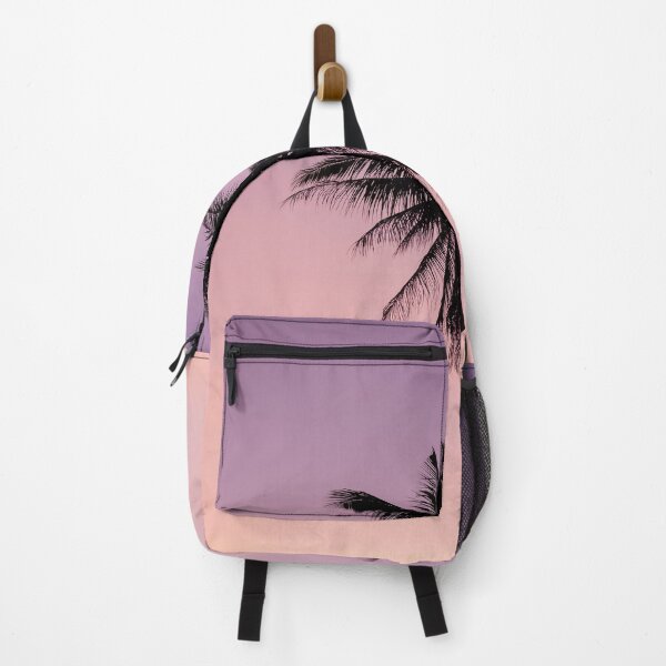 Item preview, Purple Palm Tree Sunset Sky designed and sold by newburyboutique.