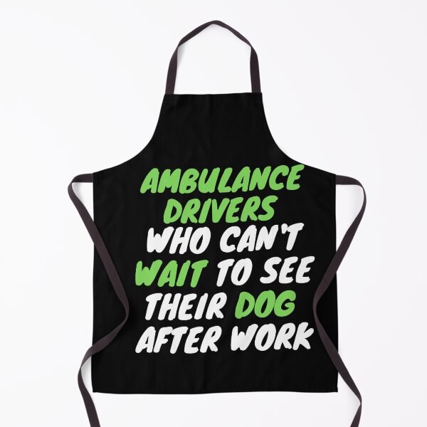 Item preview, ambulance driver love dogs designed and sold by SnowballStep.