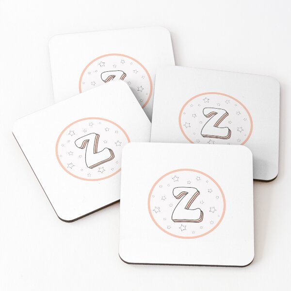 Item preview, Orangey Pink Letter Z designed and sold by alwayselle.