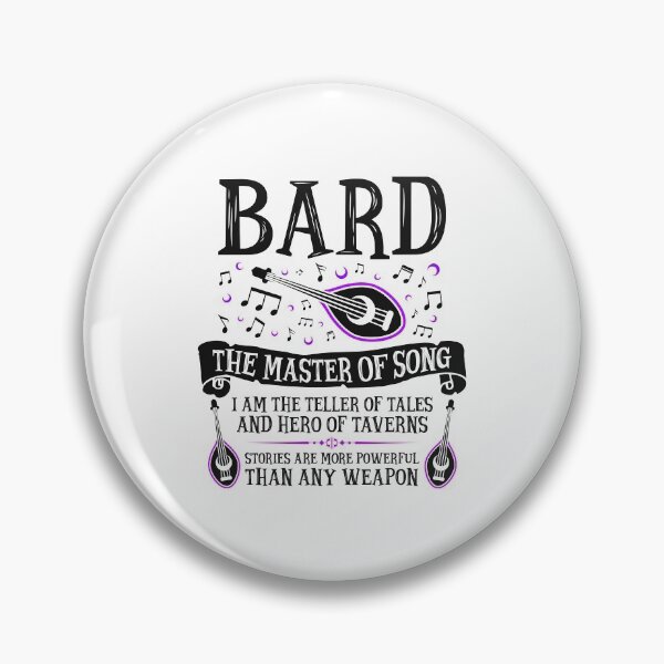 Item preview, BARD, THE MASTER OF SONG - Dungeons & Dragons (Black) designed and sold by enduratrum.