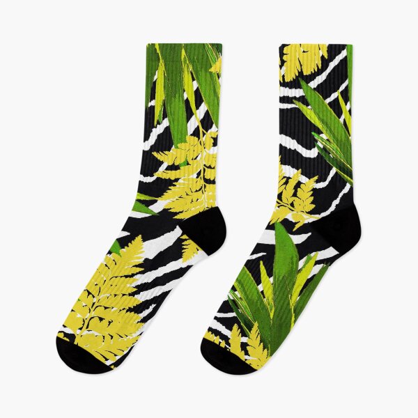 Item preview, ZEBRA PALMAS TROPICALES Y FERNS PATTERN designed and sold by Overthetopsm.