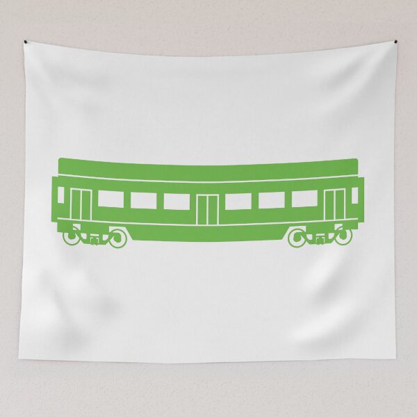 Item preview, Subway car in light green designed and sold by Joelski.