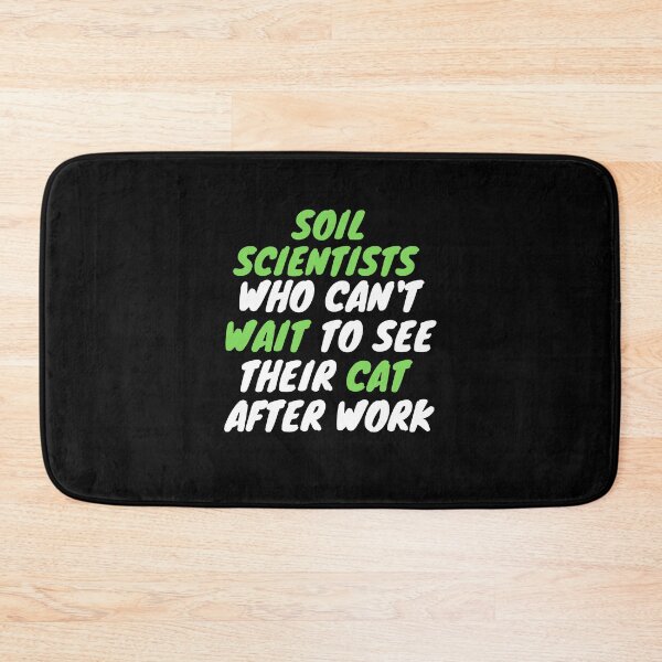 Item preview, soil scientist love cats designed and sold by SnowballStep.