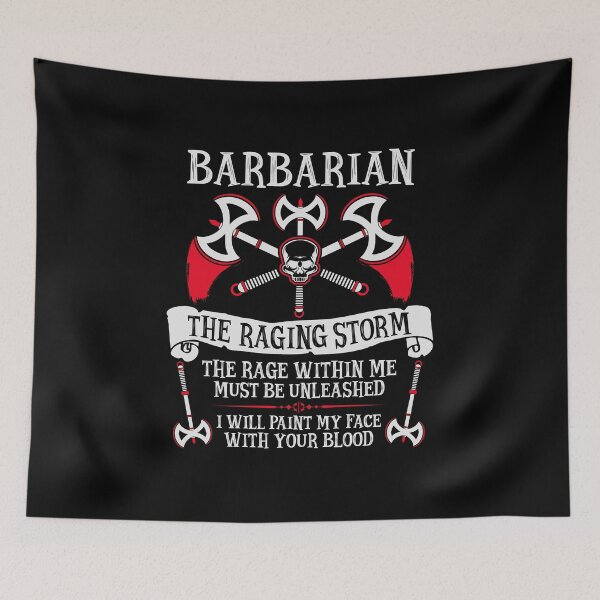 Item preview, BARBARIAN, THE RAGING STORM - Dungeons & Dragons (White) designed and sold by enduratrum.