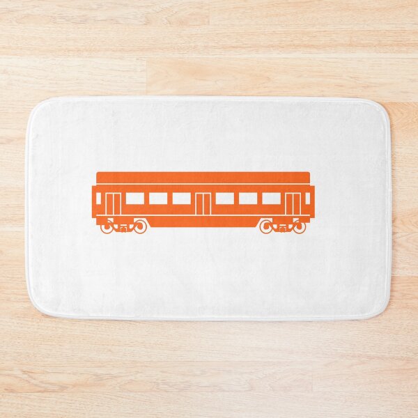 Item preview, Subway car in orange designed and sold by Joelski.