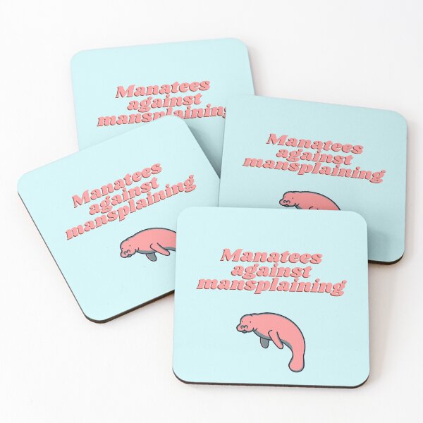 Item preview, Manatees Against Mansplaining designed and sold by melbournegirl.