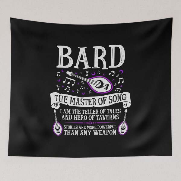 Item preview, BARD, THE MASTER OF SONG - Dungeons & Dragons (White) designed and sold by enduratrum.