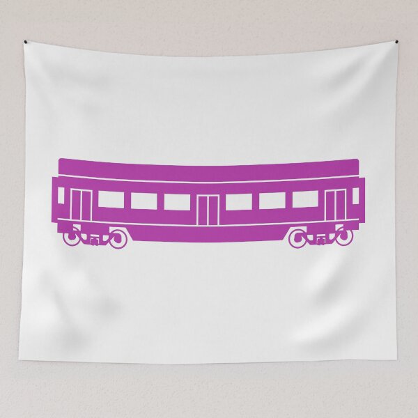 Item preview, Subway car in purple designed and sold by Joelski.