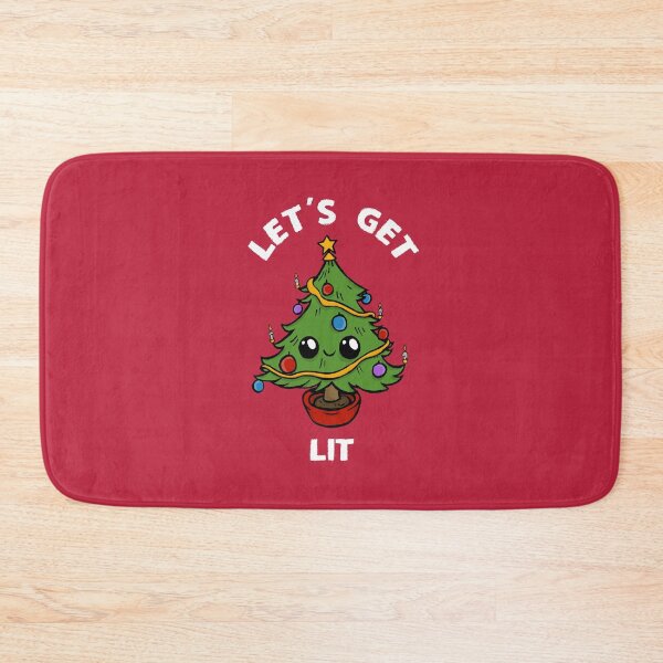 Item preview, Let's Get Lit - Cute Funny Christmas Tree Design designed and sold by ToruandMidori.