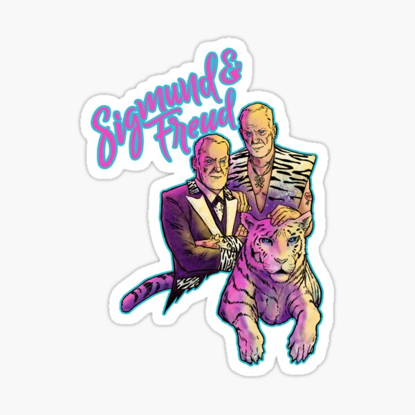 Sigmund & Freud Sticker