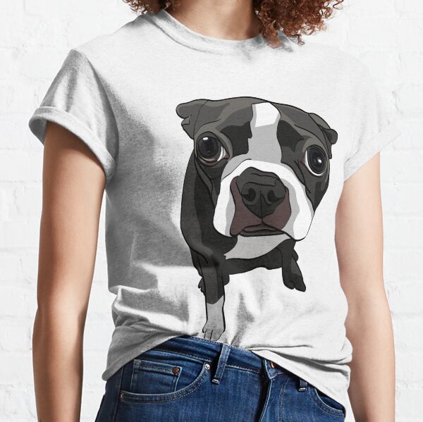 Expressions de Boston Terrier T-shirt classique