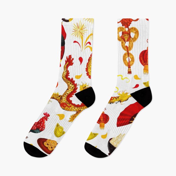 Item preview, Chinese New Year Good Luck and Fortune Dragon and God designed and sold by coffeetea2020.