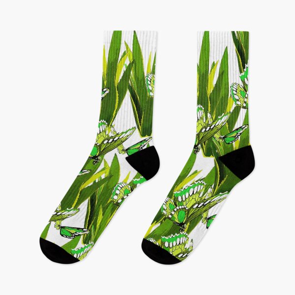 Item preview, PALM AND BUTTERFLY MIGRATION TROPICAL PATTERN designed and sold by Overthetopsm.