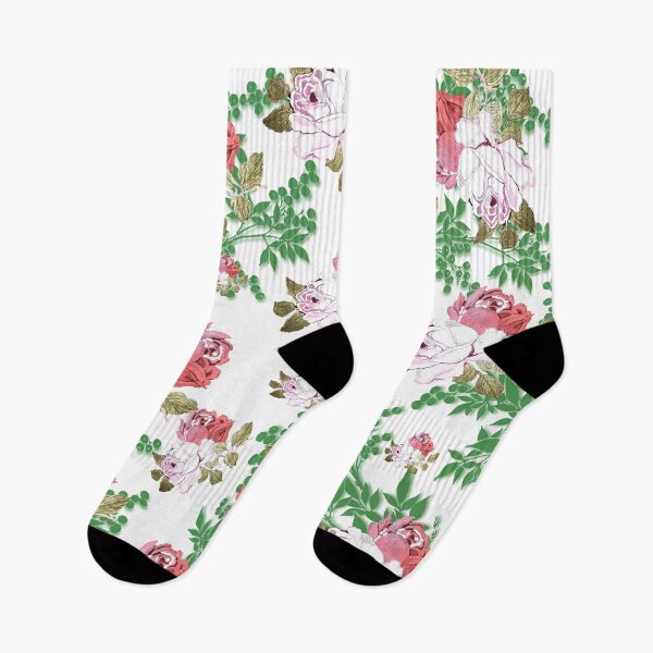 Item preview, CABBAGE ROSES PINK AND WHITE SPRING PATTERN COLLECTION  designed and sold by Overthetopsm.