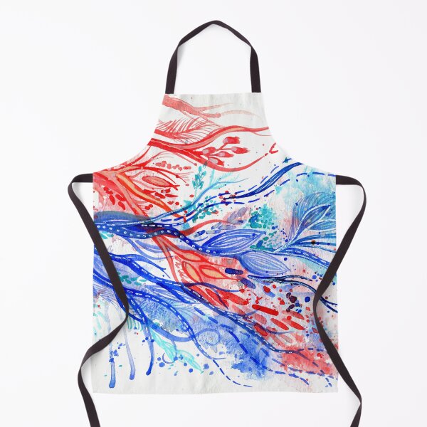 Item preview, Fire and Water - Intuitive abstract watercolour designed and sold by klbailey.