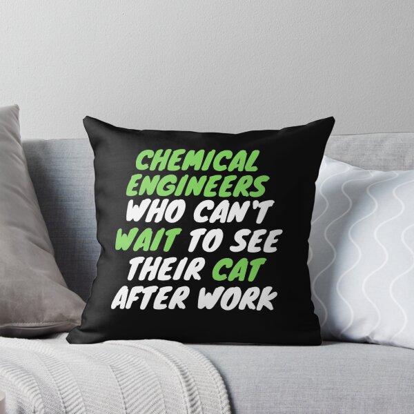 Item preview, chemical engineer cat after work designed and sold by SnowballStep.