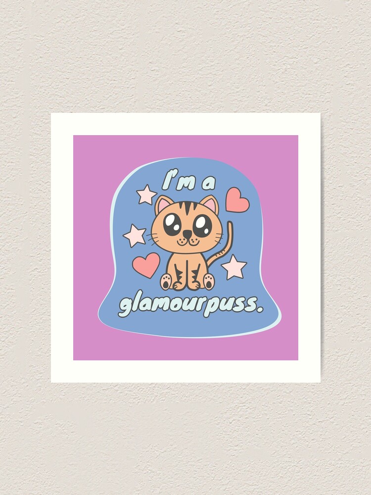 Alternate view of Glamourpuss Art Print