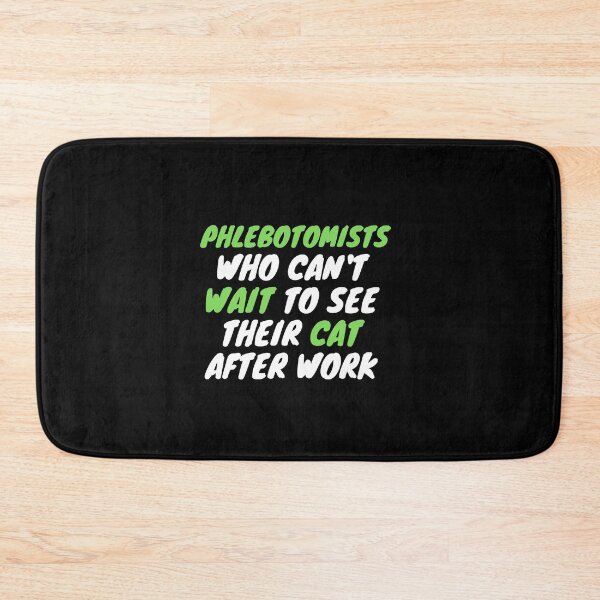 Item preview, phlebotomist love cats designed and sold by SnowballStep.