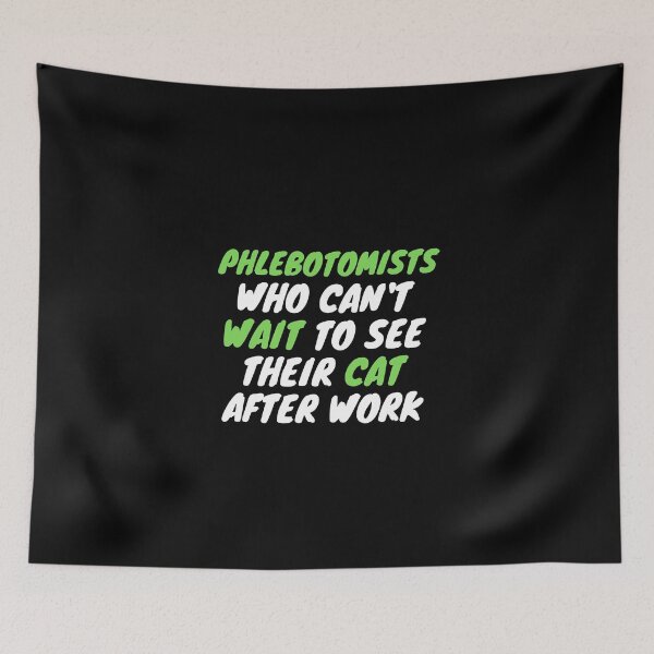 Item preview, phlebotomist love cats designed and sold by SnowballStep.