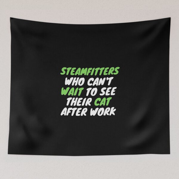 Item preview, steamfitter love cats designed and sold by SnowballStep.