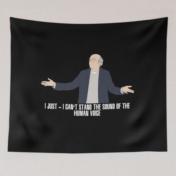 Aperçu de l'œuvre Citation drôle de Larry David créée et vendue par TvDoodles.