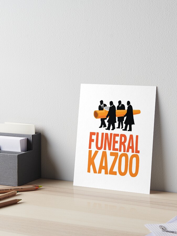 Thumbnail 1 of 2, Art Board Print, Funeral Kazoo designed and sold by EvilReindeer.
