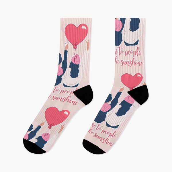 Item preview, Stay Close to People Who Feel Like Sunshine, Friends graphic Art Pink designed and sold by Dollfacedesign.