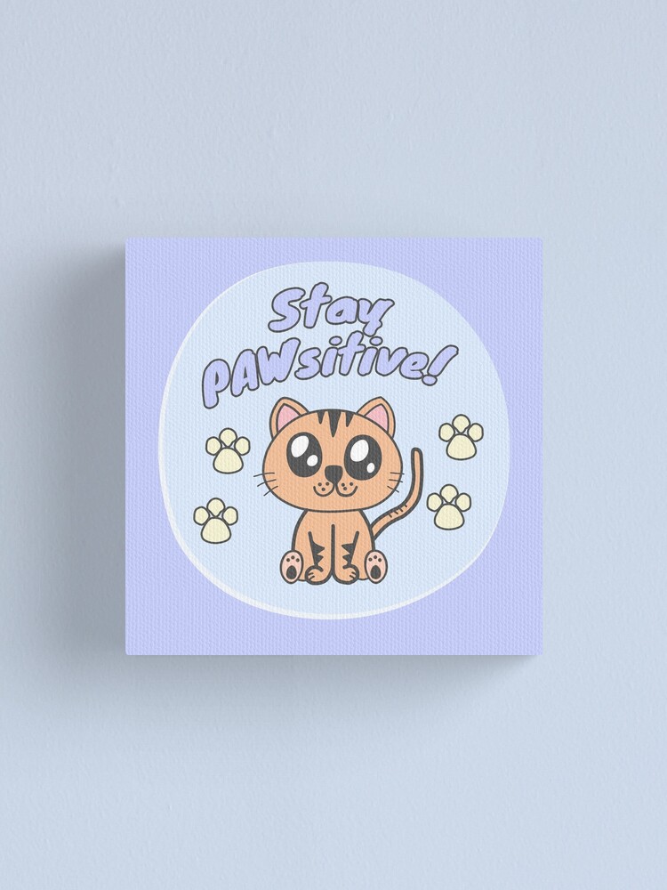 Alternate view of Stay positive Canvas Print