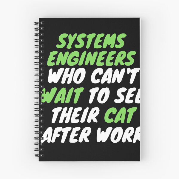 Item preview, systems engineer cat after work designed and sold by SnowballStep.