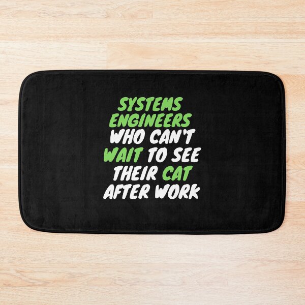 Item preview, systems engineer cat after work designed and sold by SnowballStep.