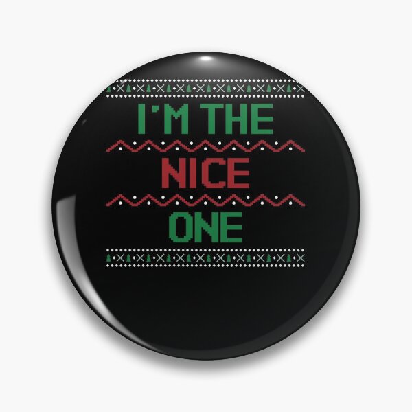 Item preview, I'm the Nice One, Xmask, Ugly Christmas sweater designed and sold by Spiritualish.