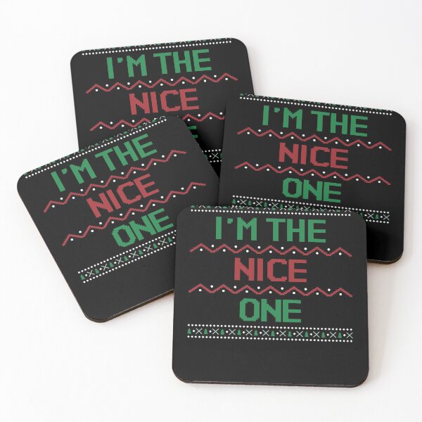 Item preview, I'm the Nice One, Xmask, Ugly Christmas sweater designed and sold by Spiritualish.