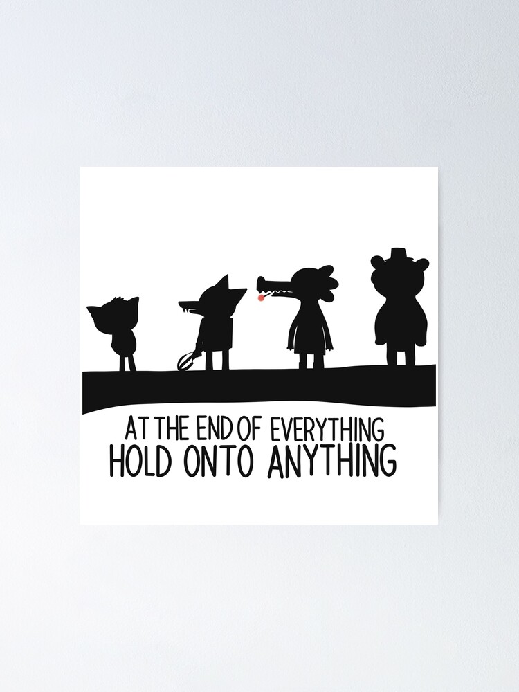 "Night in the Woods Silhouette " Poster by table-adventure | Redbubble