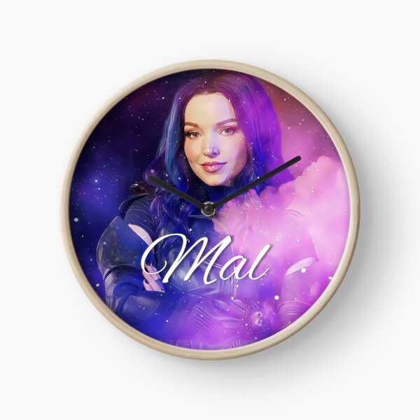 Mal Purple Queen - Descendants 3 Clock