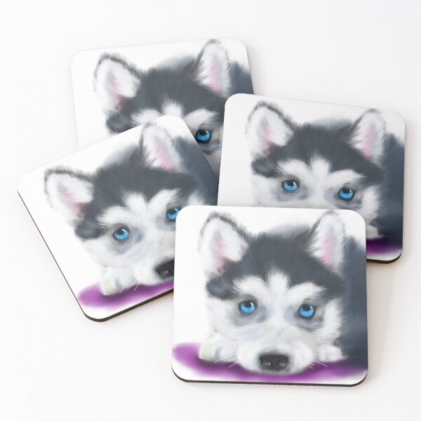 Item preview, HUSKY - husky puppy - beautiful eyes designed and sold by maggieDAS.