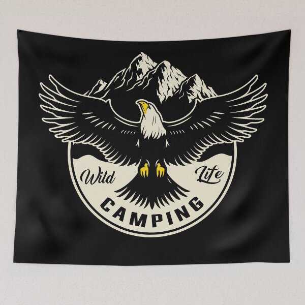 Item preview, Wild Life Camping - Eagle designed and sold by mouad naouiri.