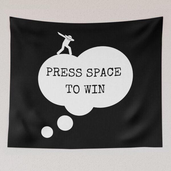 Item preview, PRESS SPACE TO WIN designed and sold by mind-illusions.