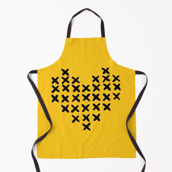 Item preview, Black & White Cross in Hear Shape designed and sold by MyArt23.