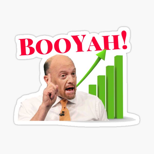 Trending BooYah Stock Market Jim Cramer Sticker